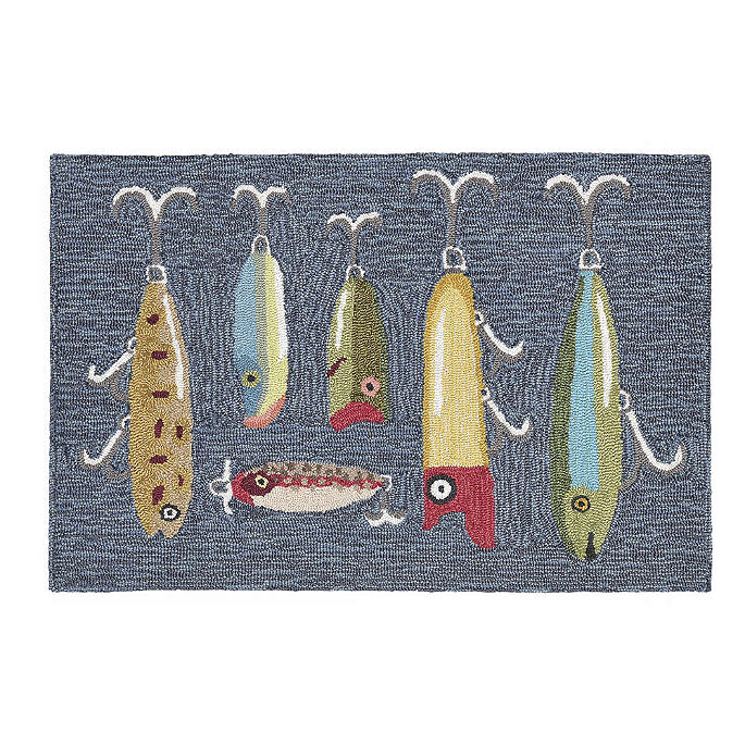 Gone Fishing Door Mat