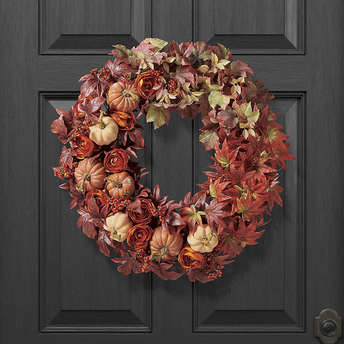 October Leaves Wreath